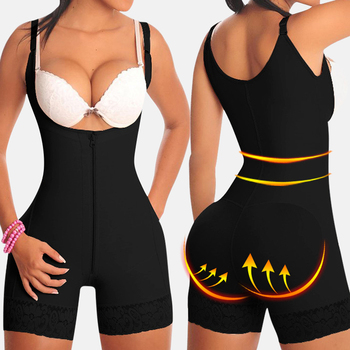 Body shaping Latex Body Shaper Levanta Cola Post Parto Surgery Girdle Slimming Underbust Corset Butt Lifter Waistrainer US